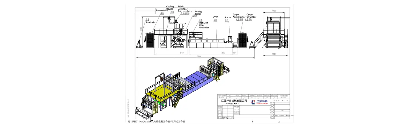 Powder Scatter Lamination Machine