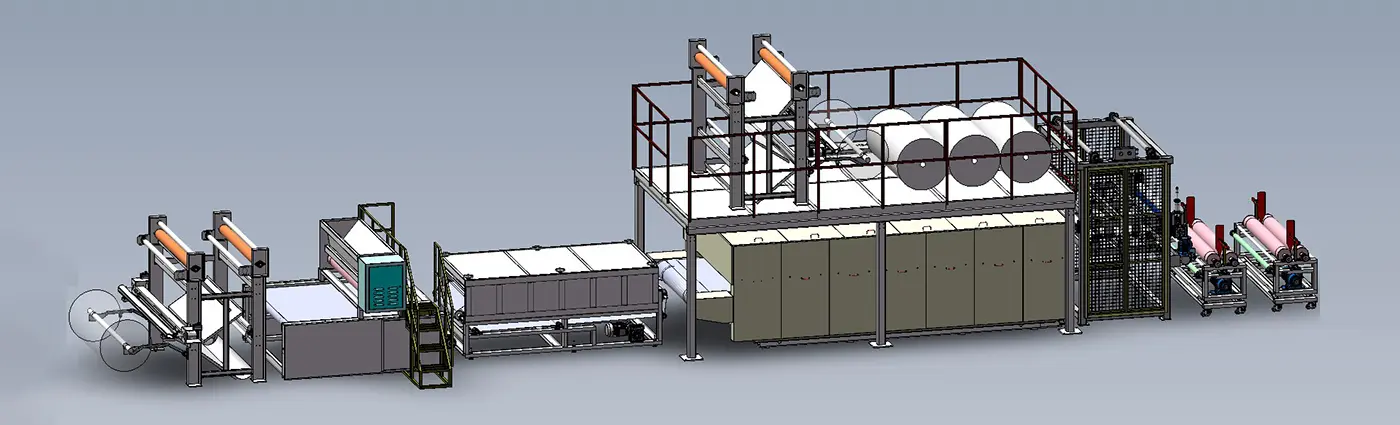 Powder Scatter Lamination Machine